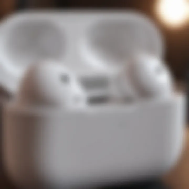 Close-up of AirPods Pro in petite ear