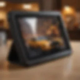 Stylish design of the OtterBox Symmetry Folio for iPad showcasing its sleek finish.