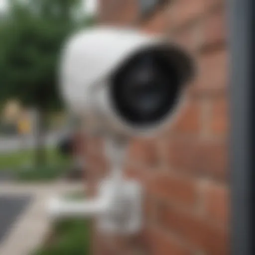 Outdoor Security Camera in Action