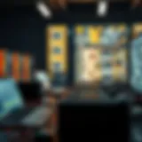 Visual representation of parallel computing on Mac