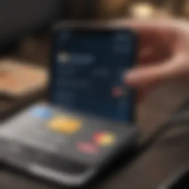 Secure Transactions Integration Digital payment app interface with secure transactions