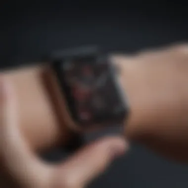 Stylish Apple Watch SE fitting seamlessly on wrist for everyday wear