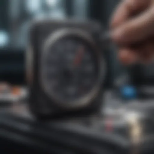 Precision measurement illustration
