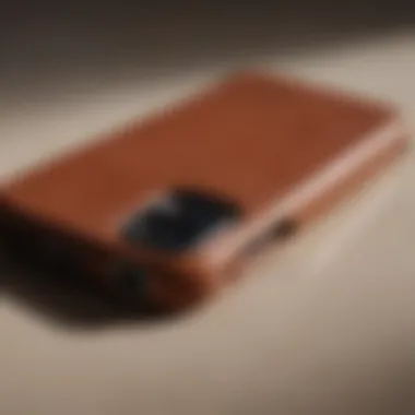 Rich Brown Sophistication Sleek Leather iPhone 11 Pro Max Case in Brown