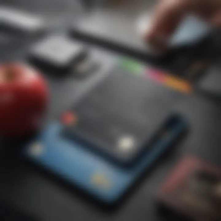 Conceptual diagram showing Apple Credit Card integration within the Apple ecosystem