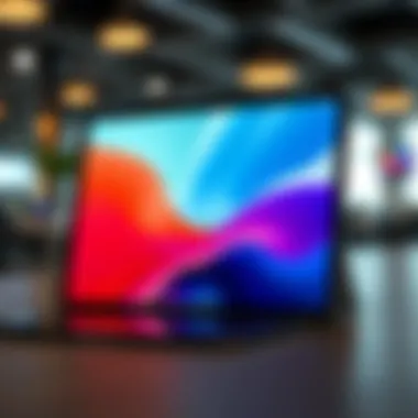 Sleek Design of the Refurbished iPad Pro A sleek refurbished iPad Pro showcasing its modern design