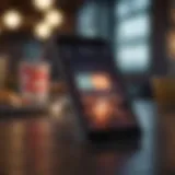 Efficient Messaging App Control Smartphone with messaging app icon