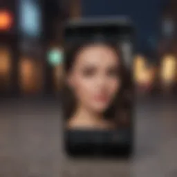 iPhone interface showcasing background removal feature