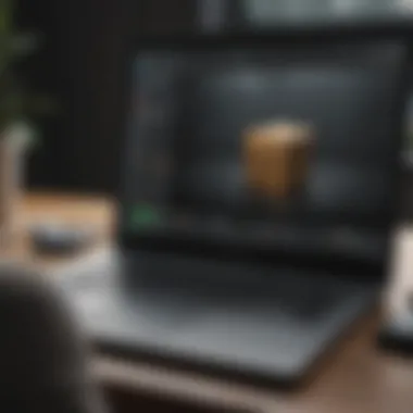Laptop Online Trading Platform Secure online trading platform on laptop