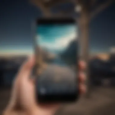 Unlocking Creative Possibilities Creative wallpaper design on a smartphone screen