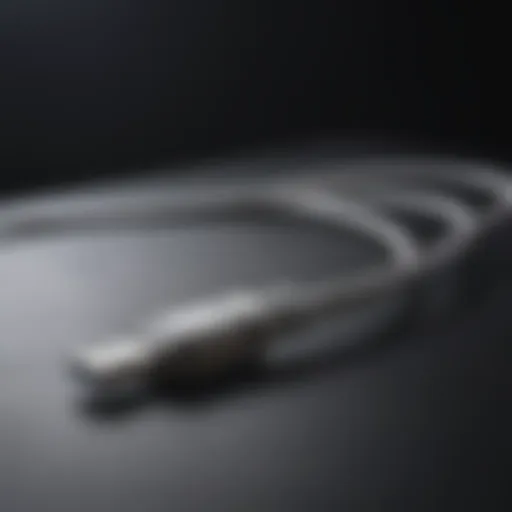 Sleek and durable USB cable for MacBook