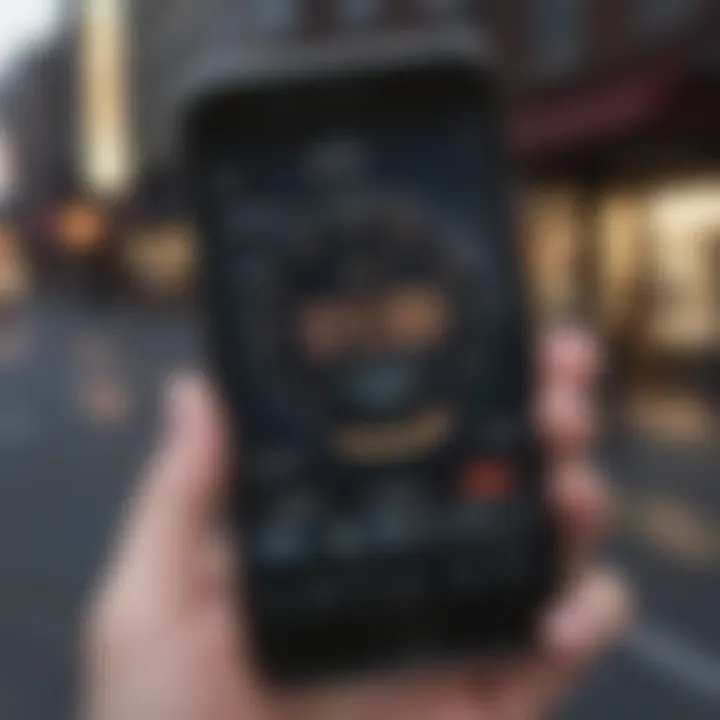 Sleek Interface of Mile Counter Feature on iPhone