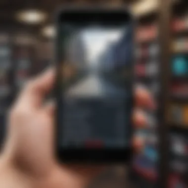 Sleek interface for optimized app storage