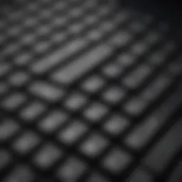 Sleek and Minimalistic Keyboard Design for Mac Users