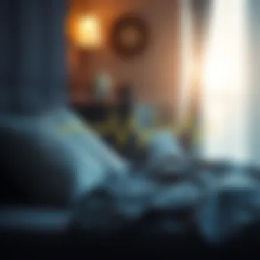 Graphical representation of sleep stages and quality metrics