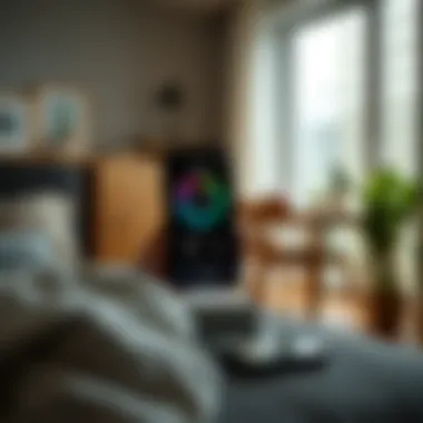 Integration of sleep tracker app with smart home devices