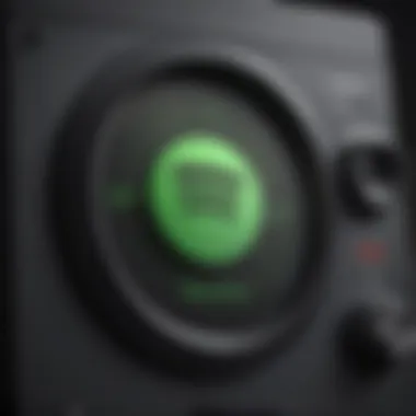 Exclusive Partnership with Spotify Spotify logo on a digital device