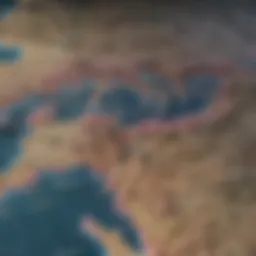 Map showcasing T-Mobile's global coverage and reach