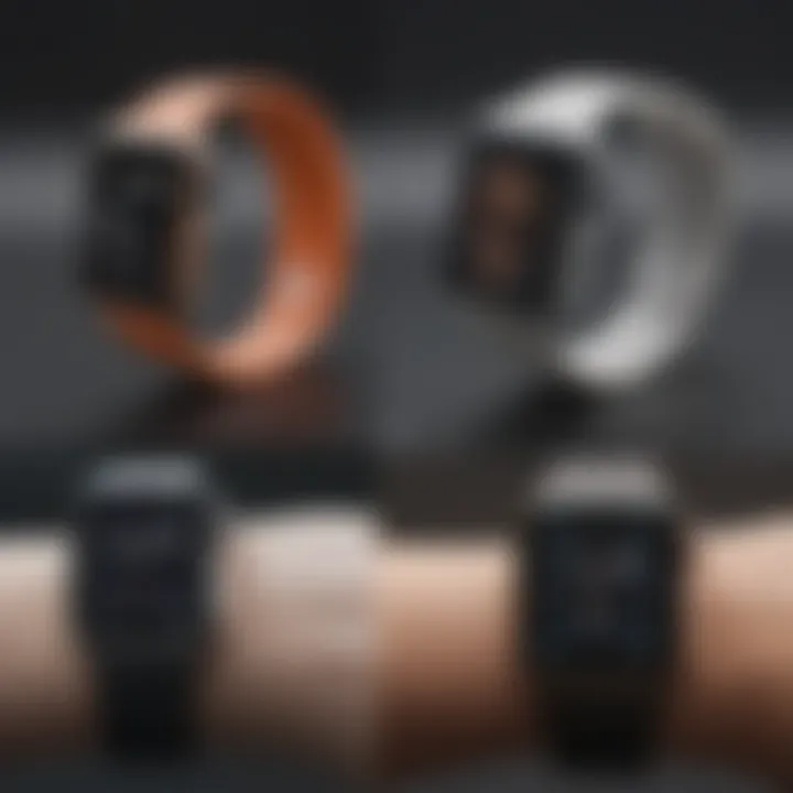 A side-by-side comparison of various Apple Watch models highlighting their differences.