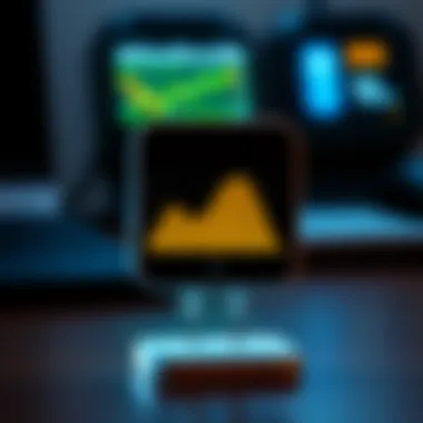 Performance Metrics of the 61W Apple Charger Visual representation of charging performance metrics for the 61W Apple charger.