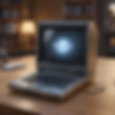 Historical Significance of the Macintosh Portable Historical context illustration of the evolution of laptops with the Macintosh Portable