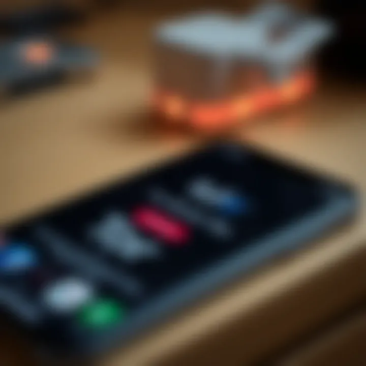 Screenshot of Tor browser interface on an iPhone