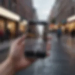 Illustration of iPhone location tracking feature