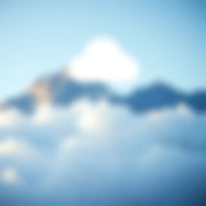 Cloud storage interface showcasing photo upload feature