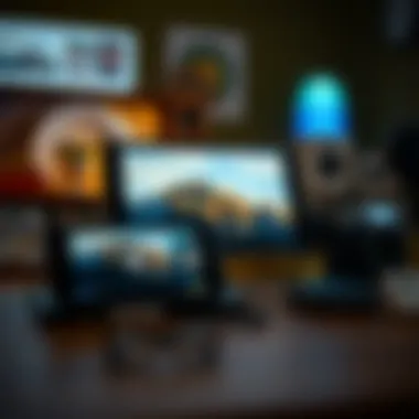 Overview of different devices syncing with iCloud for photos