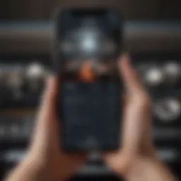 Interface of the Music app showcasing audio trimming feature