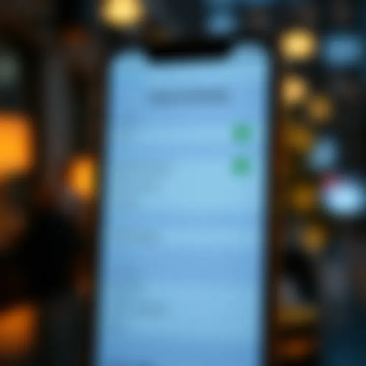 Network settings on iPhone showing Wi-Fi options