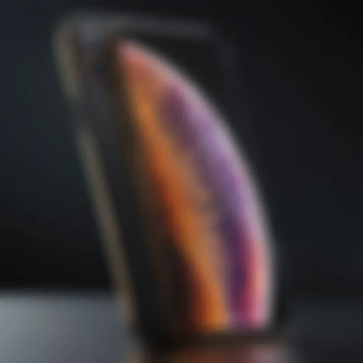 Sleek and stylish design of iPhone XS