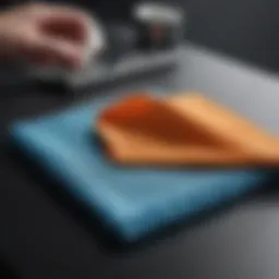 Cleaning cloth with microfiber technology