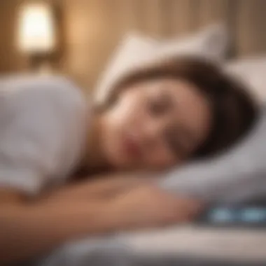 Insightful Visualization of Sleep Tracking Illustration depicting the concept of sleep tracking
