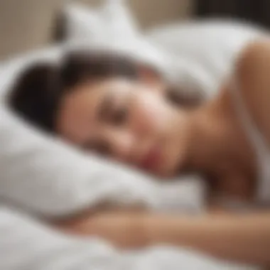 Enhancing Sleep Quality with Apps Illustration showcasing optimal sleep quality enhancement through apps