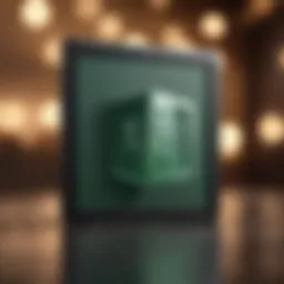 Icon representing Excel on iPad