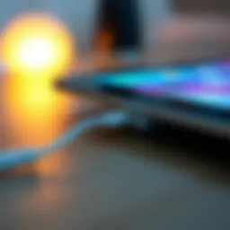 Overview of iPad Air charging ports