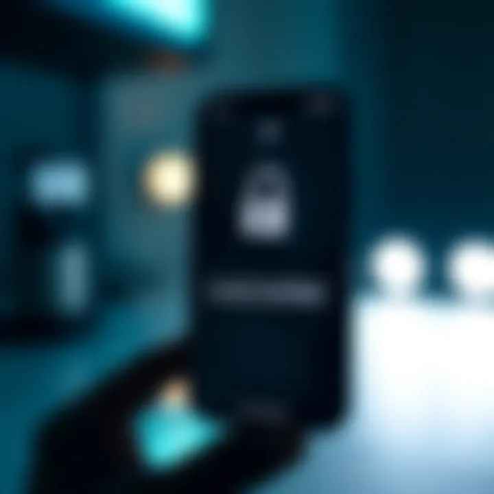 Visual guide on checking iPhone unlock status