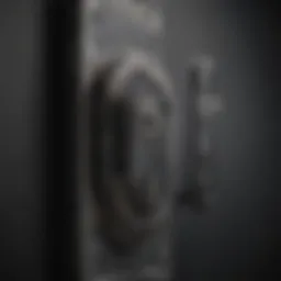 A close-up view of an iPhone screen displaying various lock options.