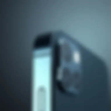 Ergonomic Design Features of iPhone 12 Mini Close-up of the Apple iPhone 12 Mini highlighting its ergonomic curves