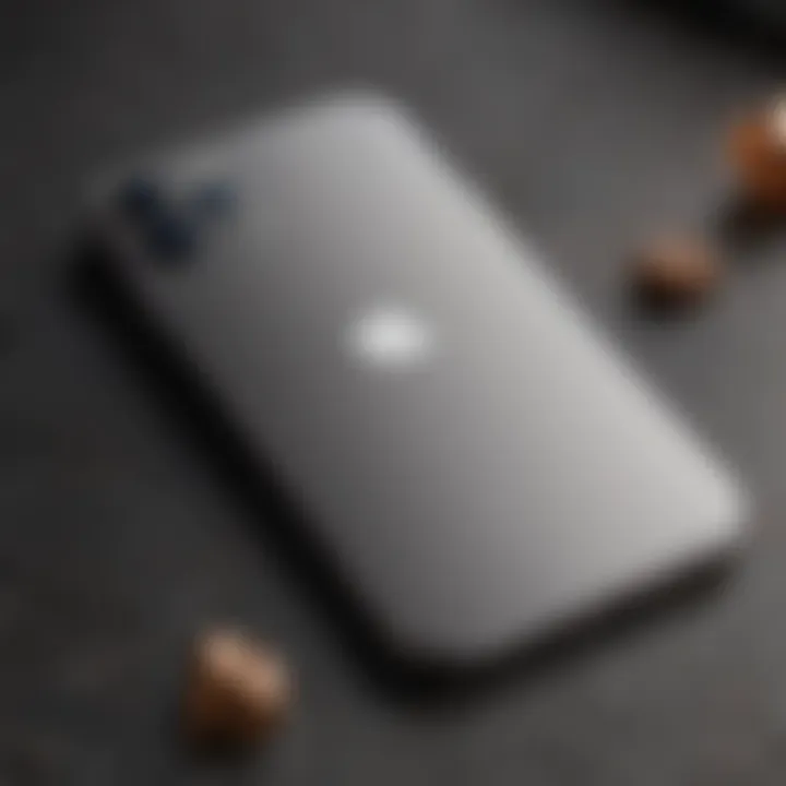 Luxurious iPhone 11 in sleek silver finish