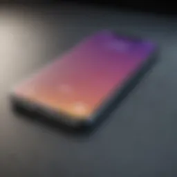 Artistic depiction of the new iPhone design