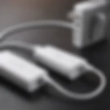 USB-C and USB-A chargers side by side comparison