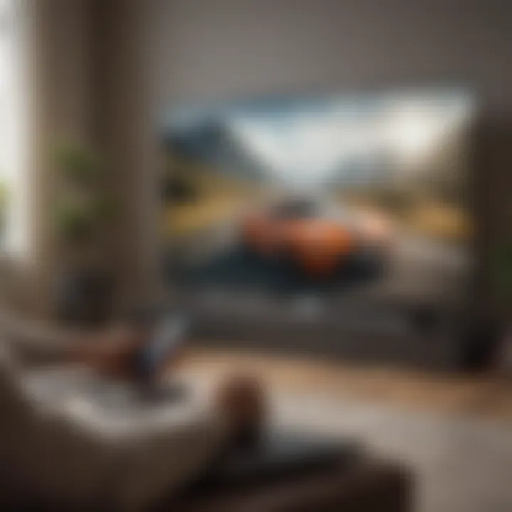 Smartphone controlling multiple devices including TV