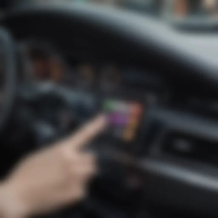 Wireless connection between smartphone and car system