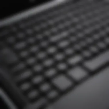 Close-up of Zagg Tablet Keyboard Case keys highlighting tactile feedback and responsive typing experience